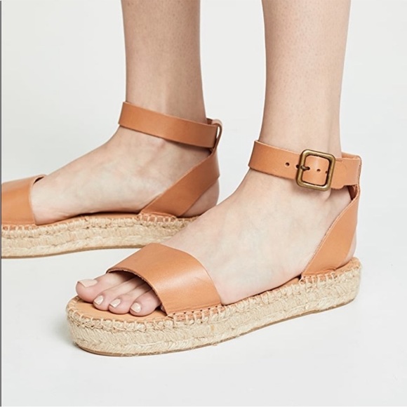 COPY - Soludos Cadiz Open Toe Platform Espadrille Sandals - size 6.5 - Picture 3 of 9